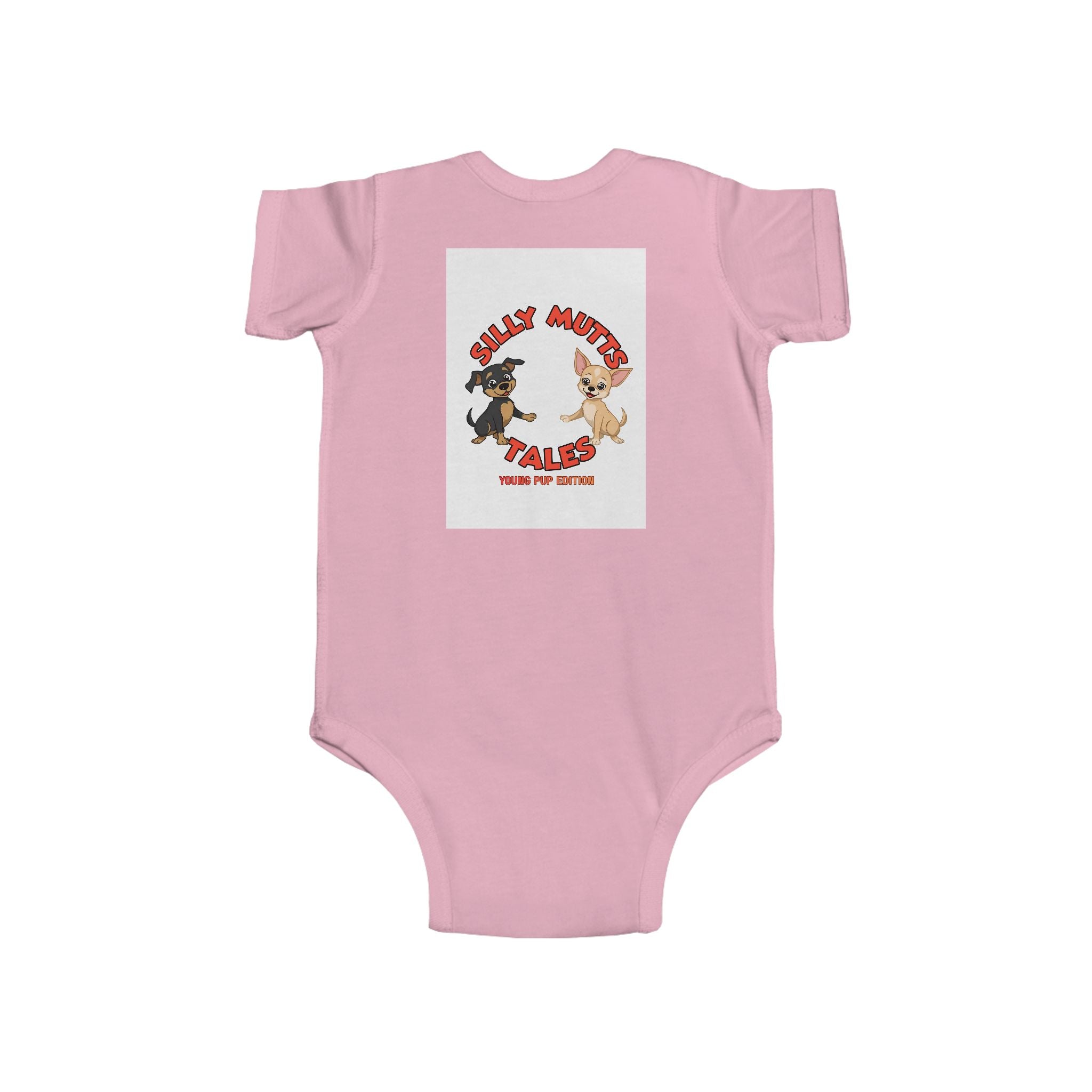 Infant Bodysuit — "Be A Pet's Hero" Silly Mutts Tales Zoey & Joey Book Characters