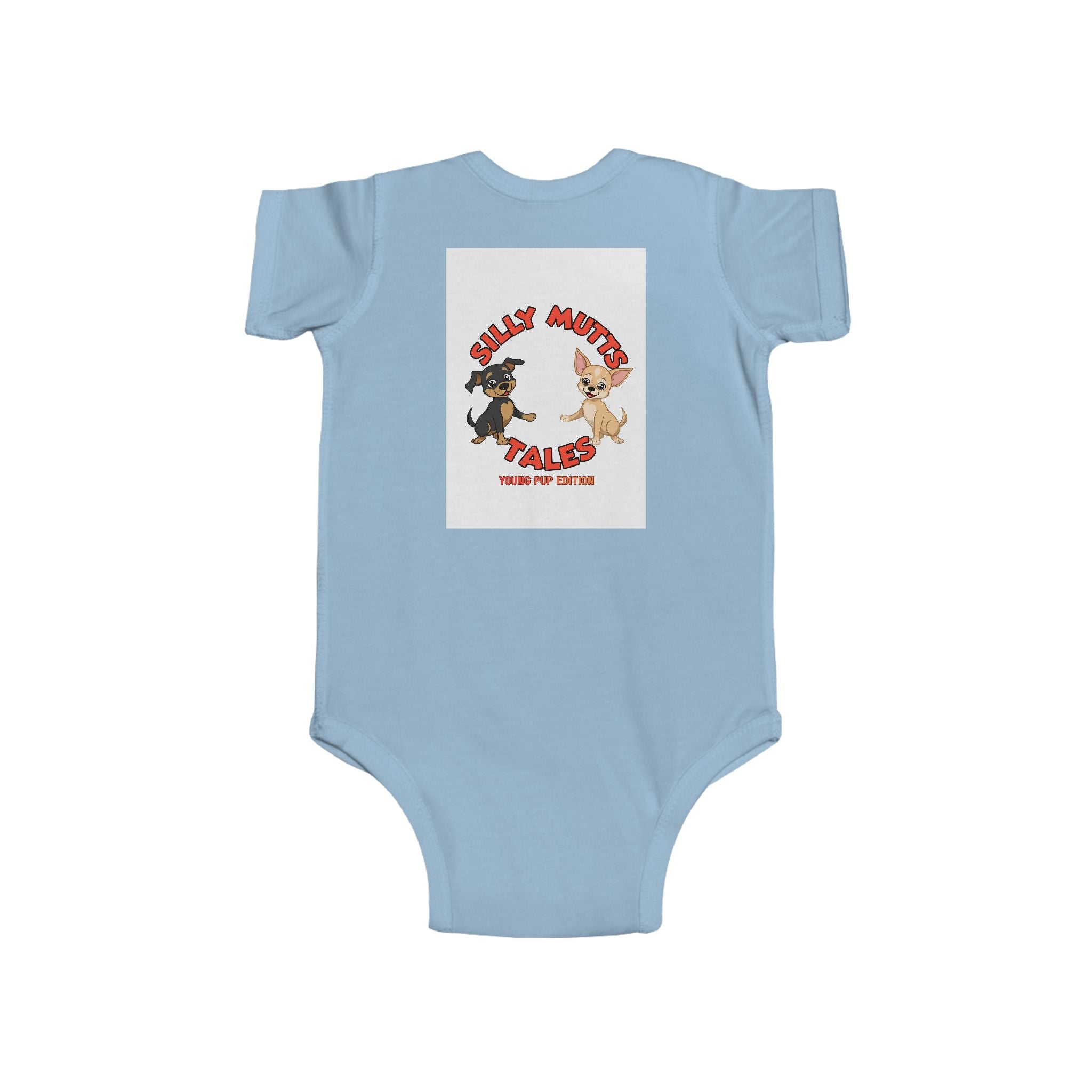 Infant Bodysuit — “Color Your World With Kindness” Rainbow Candy Puppy