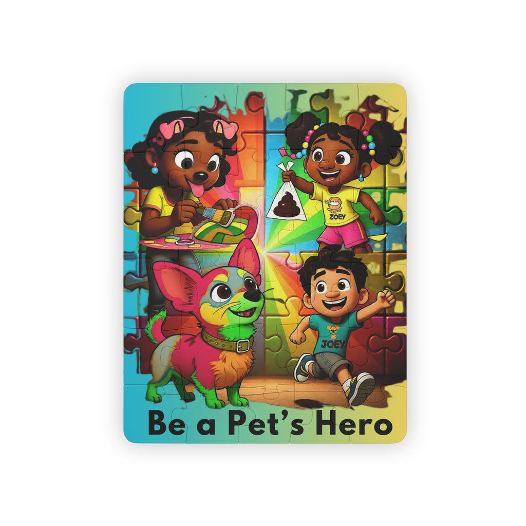 Kids' Puzzle — "Be A Pet's Hero" Silly Mutts Tales (30-Piece)