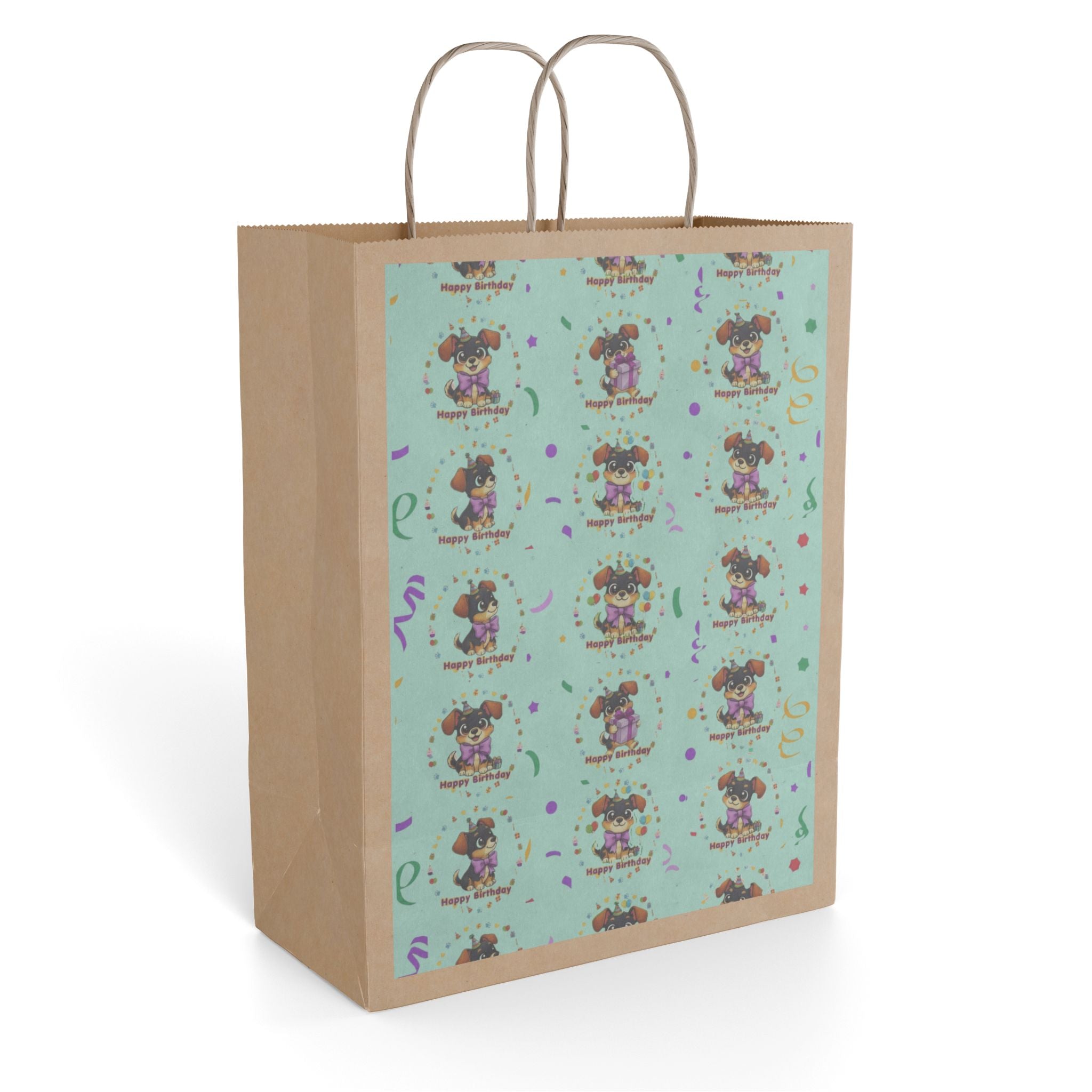 Silly Mutts Tales™ Birthday Gift Bag – Candy | Birthday Wishes & Wagging Tails