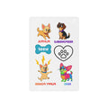 Temporary Tattoos — Silly Mutts Tales Dogs & Puppies (Candy & Peeps)