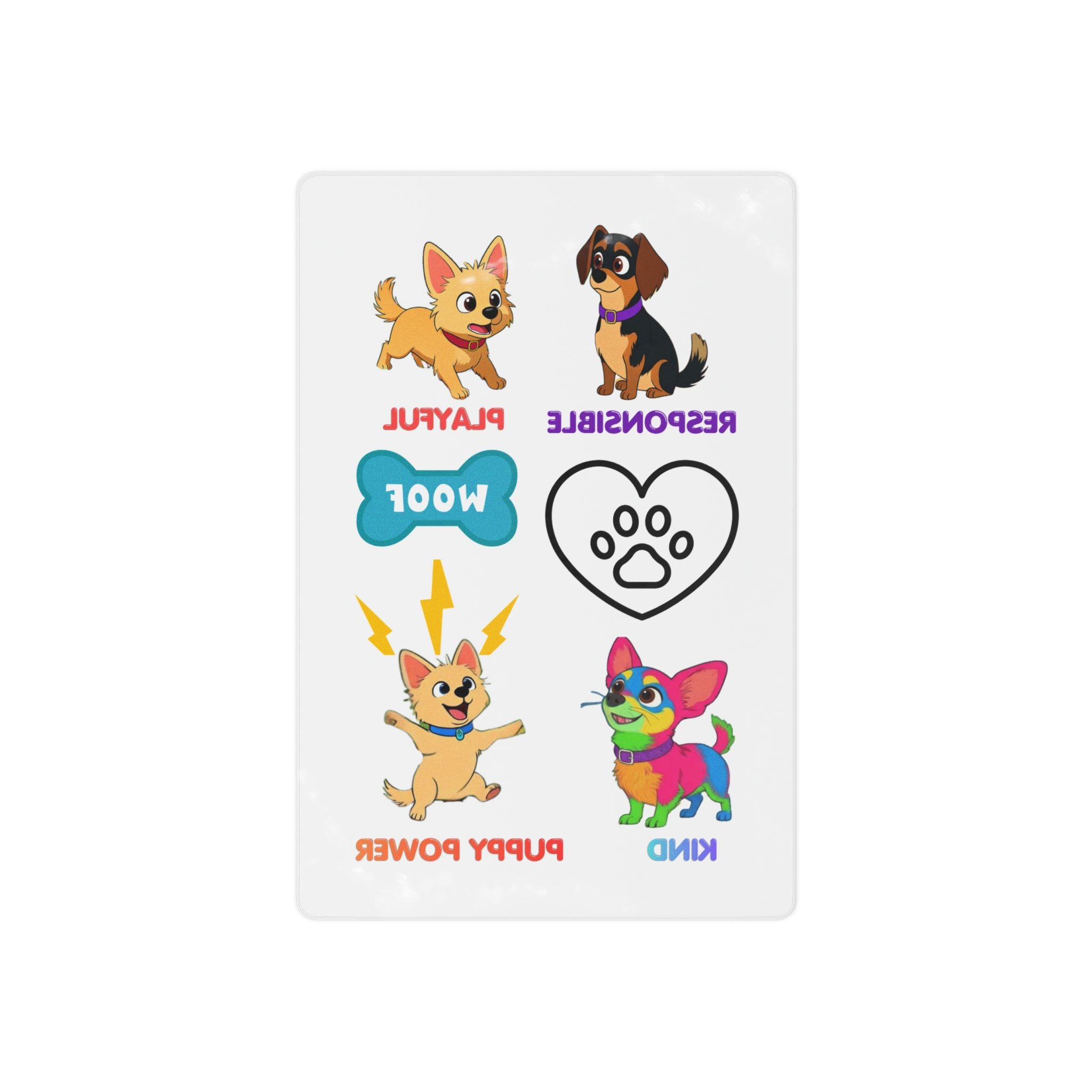 Temporary Tattoos — Silly Mutts Tales Dogs & Puppies (Candy & Peeps)