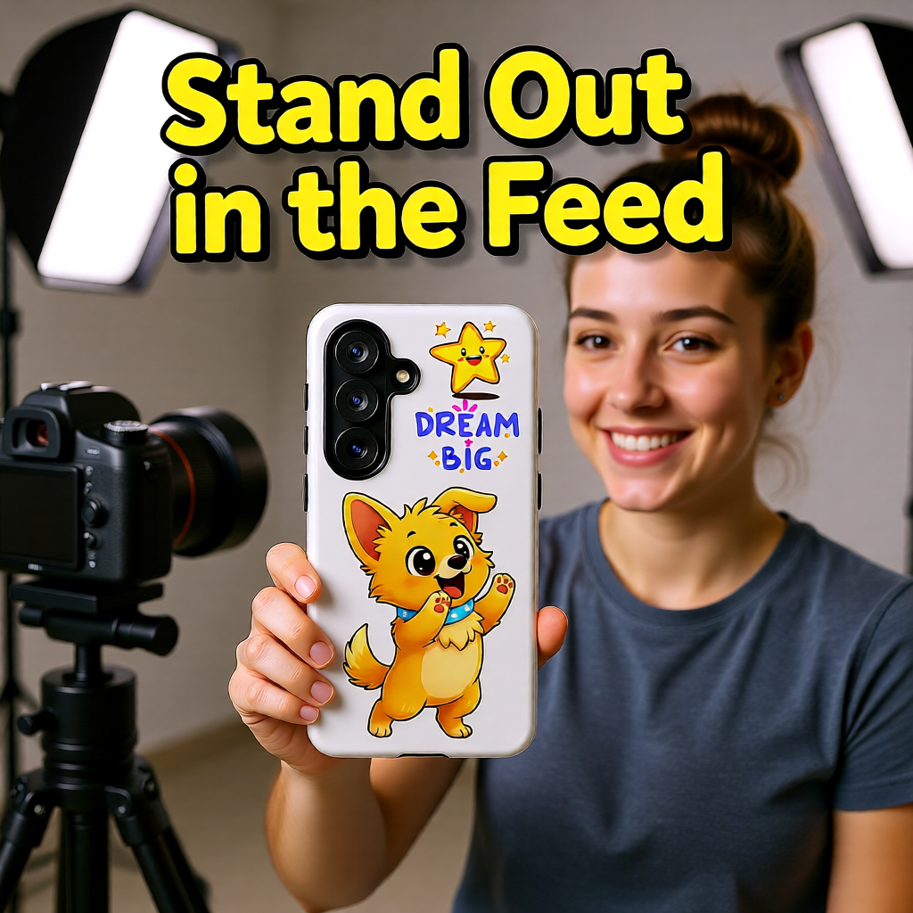 Dream Big Phone Case| Cute Dog Phone Case | Peeps the Puppy