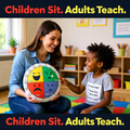 Feelings Check-In™ Round Floor Pillow More Than a Pillow—A Simple Self-Regulation Tool for Kids