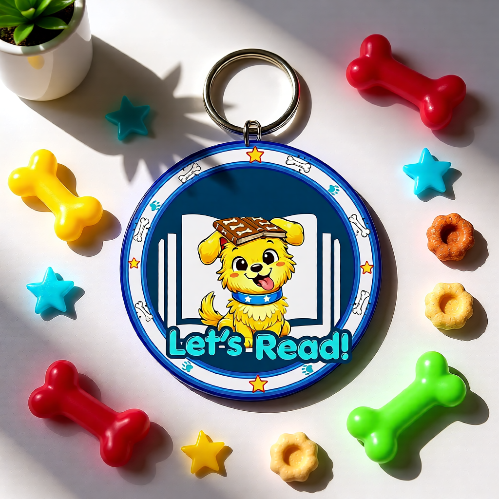 Silly Mutts Tales™ "I Can Help!" Candy Plush Keychain