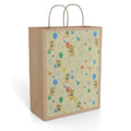 Birthday Party Paper Gift Bag — Cute Balloon & Puppy Celebration Design