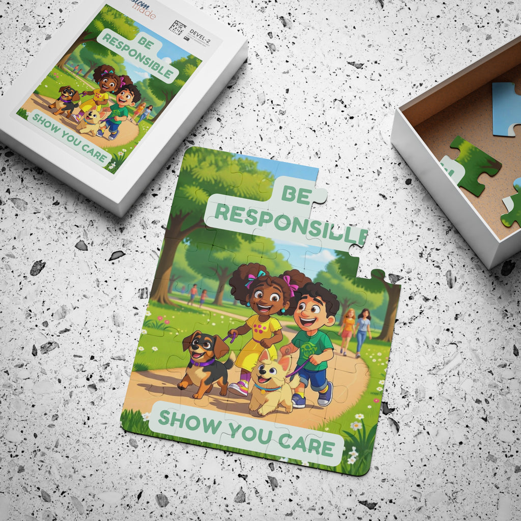 Kids' Puzzle — Silly Mutts Tale: Be Responsible / Show You Care (Zoey & Joey Walking Rescue Dogs)