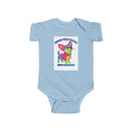 Infant Bodysuit — “Color Your World With Kindness” Rainbow Candy Puppy