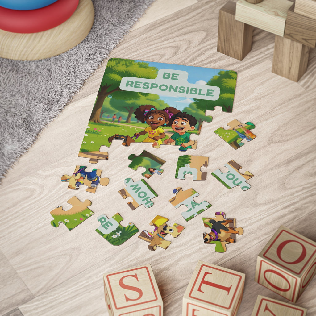 Kids' Puzzle — Silly Mutts Tale: Be Responsible / Show You Care (Zoey & Joey Walking Rescue Dogs)