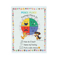 Peace Place Feelings Check-In Plush Velveteen Blanket