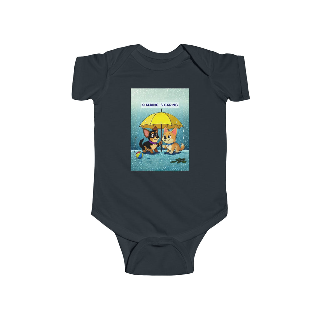 Infant Bodysuit — "Sharing Is Caring" Peeps & Candy Rainy-Day